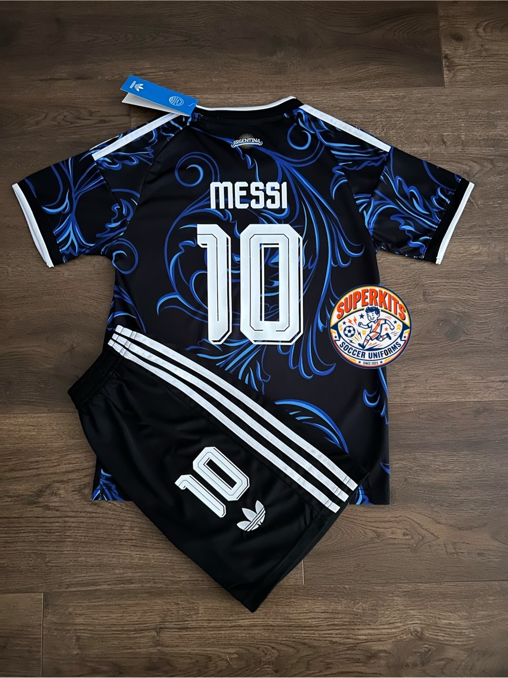 Messi Argentina 26/27 Away Kids Soccer Jersey